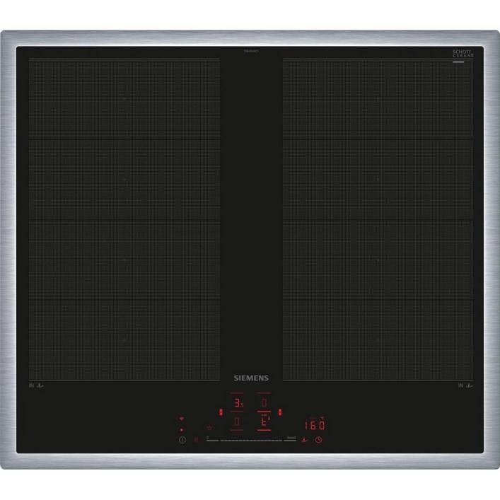 지멘스 EX645HXC1E iQ700 스마트 바리오 인덕션 60 cm 검정색 프레임