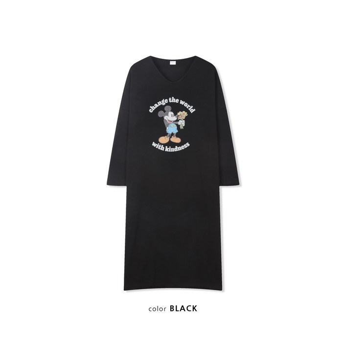 프로포즈 미키 원피스 디즈니정품 롱원피스 봄신상 홈웨어 빅사이즈