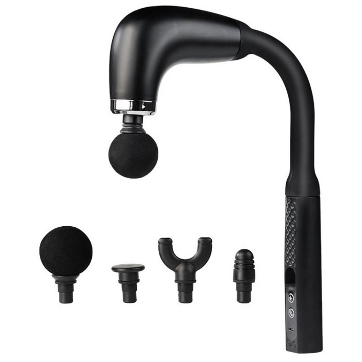 AOSS  진동 핸디 마사지건 강력 진동 갈고리형 휴대용 무선 안마기