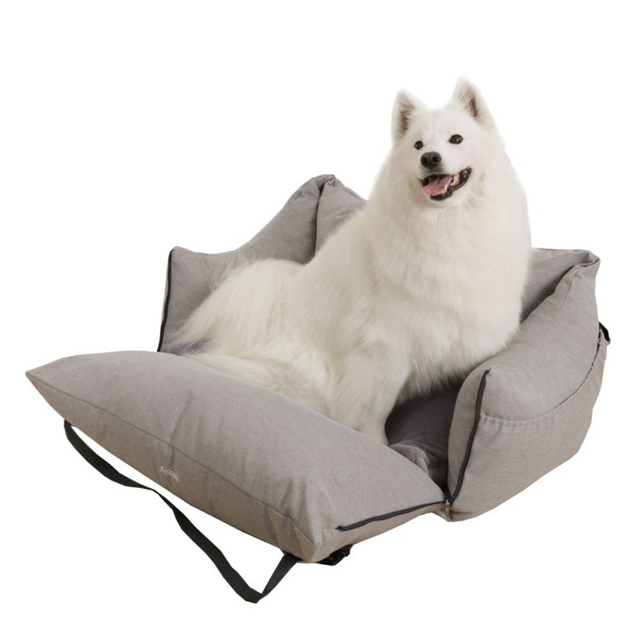 리토토 애견 강아지 대형견 카시트 특대형 대형 자이언트 카시트 드라이빙킷, 1개, 소프트그레이