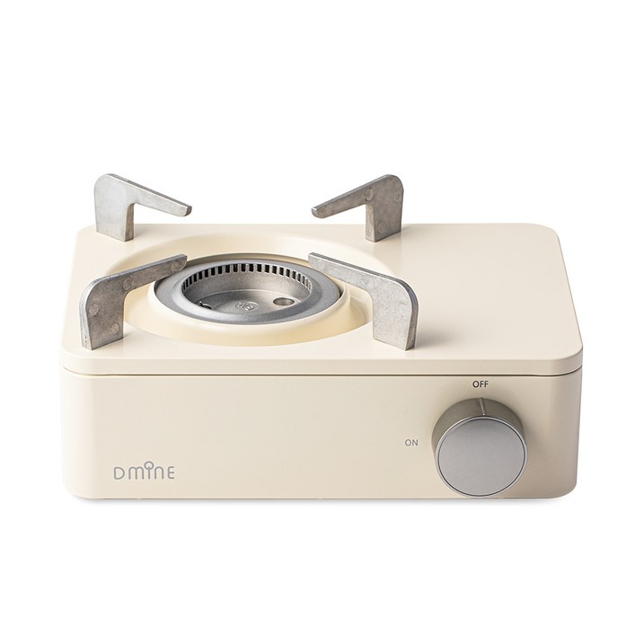 디마인 감성 스토브 캠핑 미니 가스버너 휴대용 GRASTOVE  전용가방포함, 크림, 1개