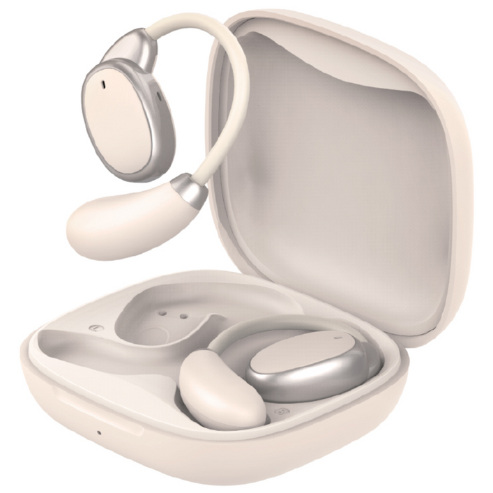 아이리버 IBSE10 블루투스 V5.4 오픈형 이어폰 무선 이어셋 귀걸이형, 베이지, BG