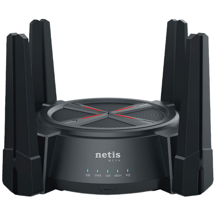 네티스 MEX6000 AX6000 MESH WIFI6 기가 와이파이 유무선 인터넷 공유기, 1개, 단일상품