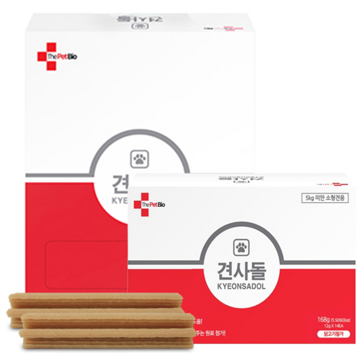견사돌 대용량 패키지 60p14p 강아지 치석제거 덴탈껌 강아지간식
