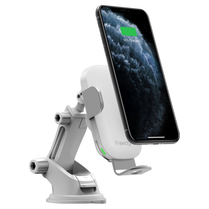 프리디 15W 오토그립 차량용 고속무선충전 거치대 EA1302