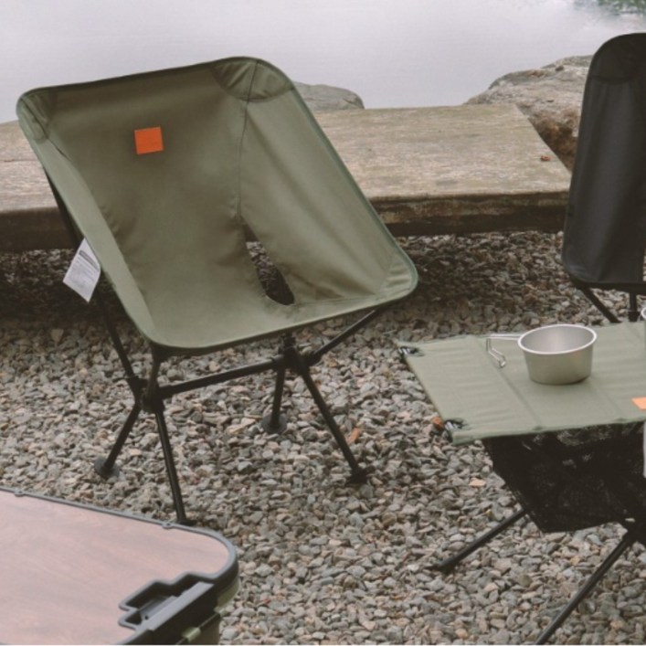 문캠핑 초경량 백패킹 체어 캠핑의자, 1개, 베이지