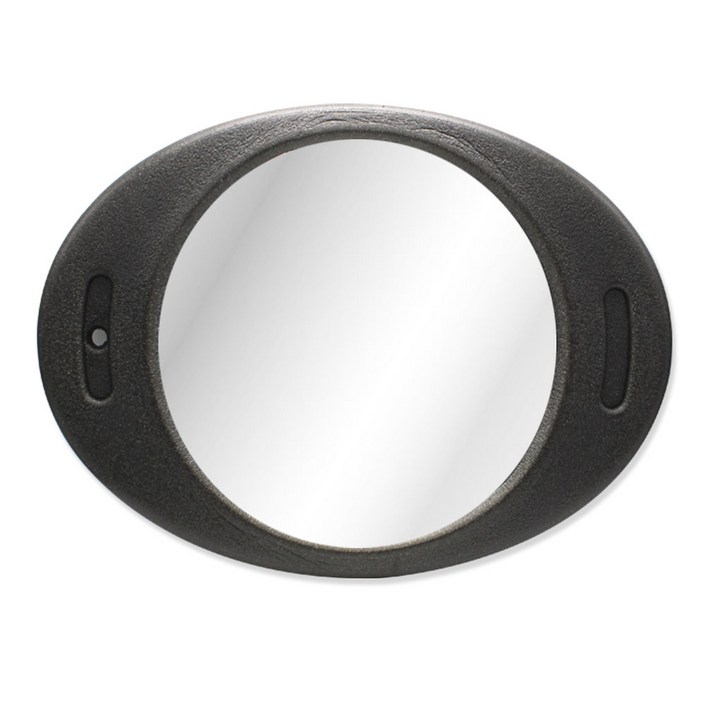 GS 스펀지 초경량 원형 뒷거울, 1개, 블랙(원형)