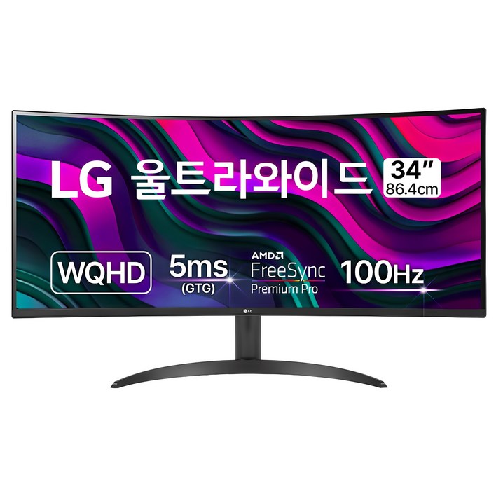 LG전자 WQHD 울트라와이드 모니터 방문설치