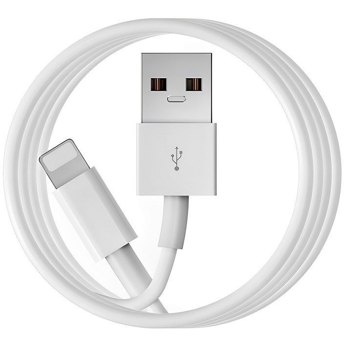 아이폰 8핀 고속충전 라이트닝 케이블, 1개, 1m, 화이트