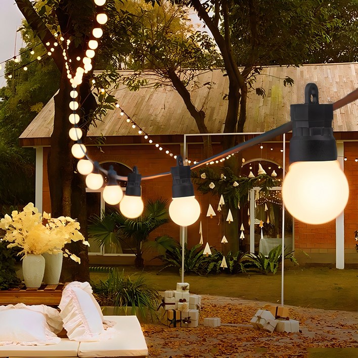 21세기트랜드 LED THE 큰 앵두 줄전구 10구  어댑터  3m 리드선 세트