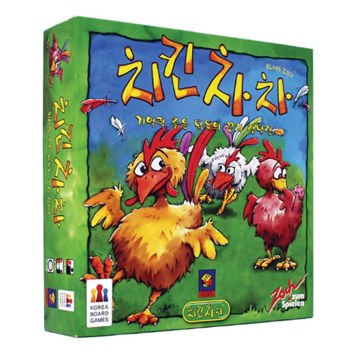조흐 치킨차차 보드게임, 혼합색상, 1개
