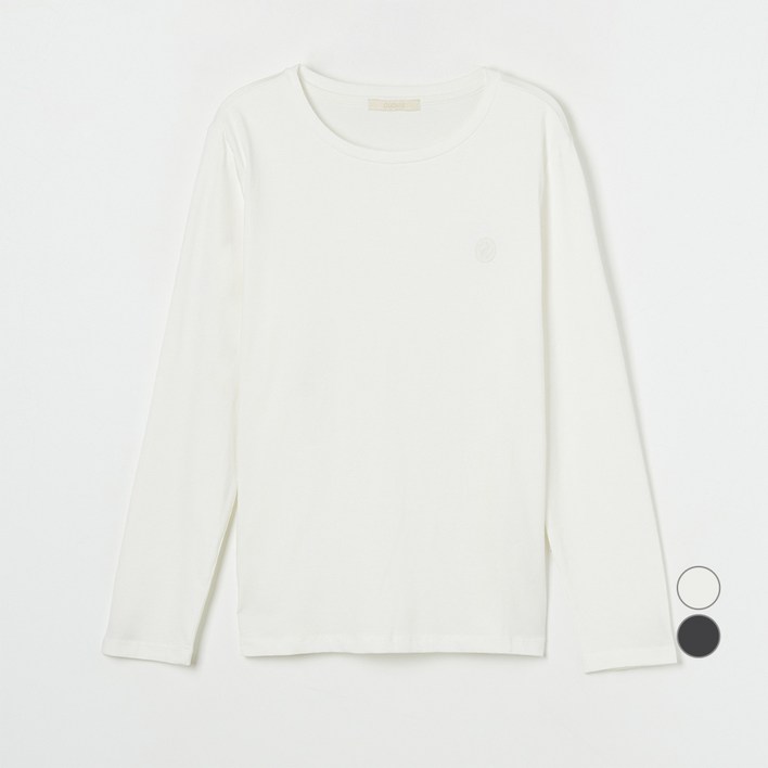 클라비스 여성용 에센셜 베이직 긴팔 티셔츠