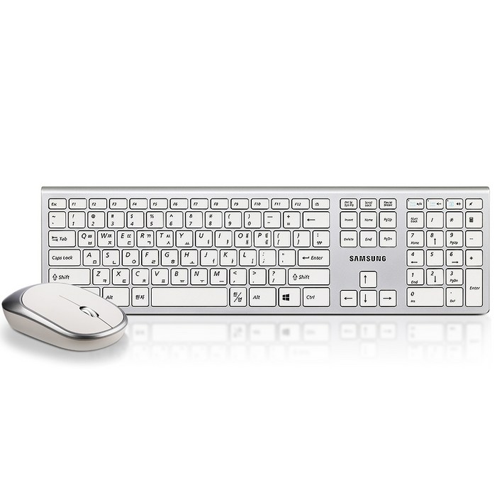 삼성전자 무선 키보드 + 마우스 세트, 일반형, SRP-9500W, 단일색상