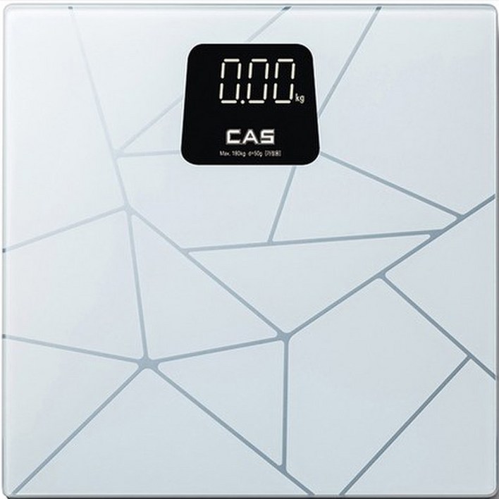 카스 가정용 LED 디지털 체중계 X24, X24, 화이트, 1개
