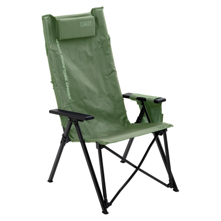 리베로 베르노 각도조절 캠핑 체어, 올리브, 1개