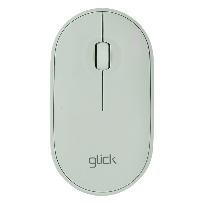 지클릭커 움직이는 마카롱 무소음 블루투스 무선 마우스, OP20, 그린