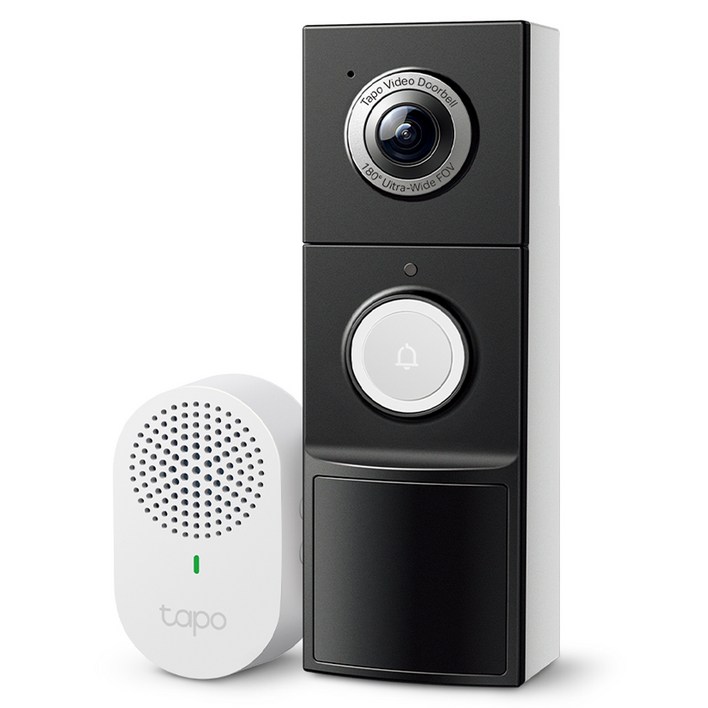 타포 500만화소 비디오 도어벨  차임벨 세트 Tapo D235, TAPO D235도어벨TAPO D100C차임벨