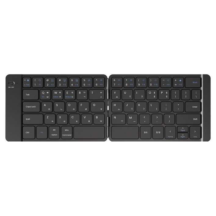 엑토 저소음 접이식 슬림 휴대용 무선 블루투스 키보드