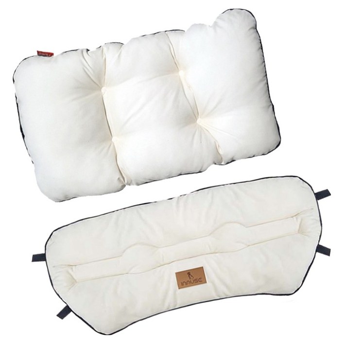 인뮤즈 강아지 유모차용 가드 + 방석 세트, 아이보리, 1세트