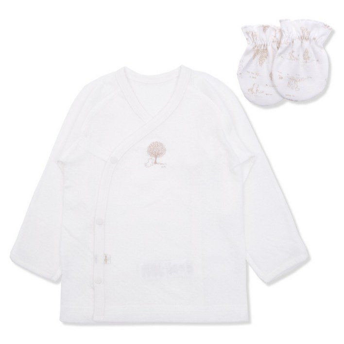 프레스트 배내 저고리  손싸개 세트 P MIFNBE04