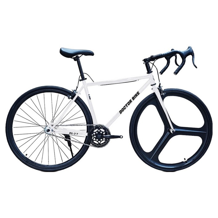 닥터바이크 700C 28C 입문용 픽시자전거 PS-27-1, 화이트, 1개, 160cm