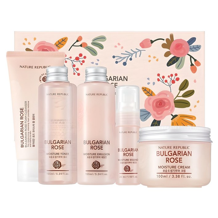네이처리퍼블릭 불가리안 로즈 스킨케어 스페셜 세트, 1세트