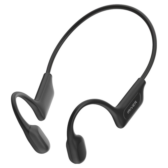 아이리버 골전도 오픈형 생활방수 무선 블루투스 6.0 이어폰, IBGX1, 블랙, 8시간, IBGX1, 블랙
