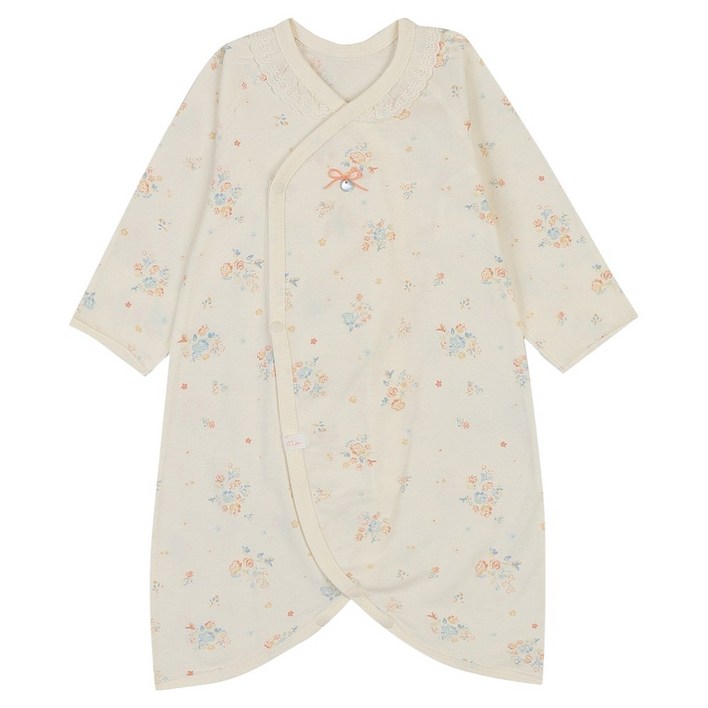 에뜨와 신생아용 선물용 스위니 면 배냇가운