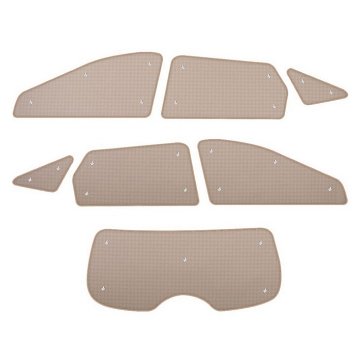 지엠지모터스 프리미엄 차량용 햇빛가리개 차박커튼 풀세트 올뉴카니발 2014년 6월~2018년