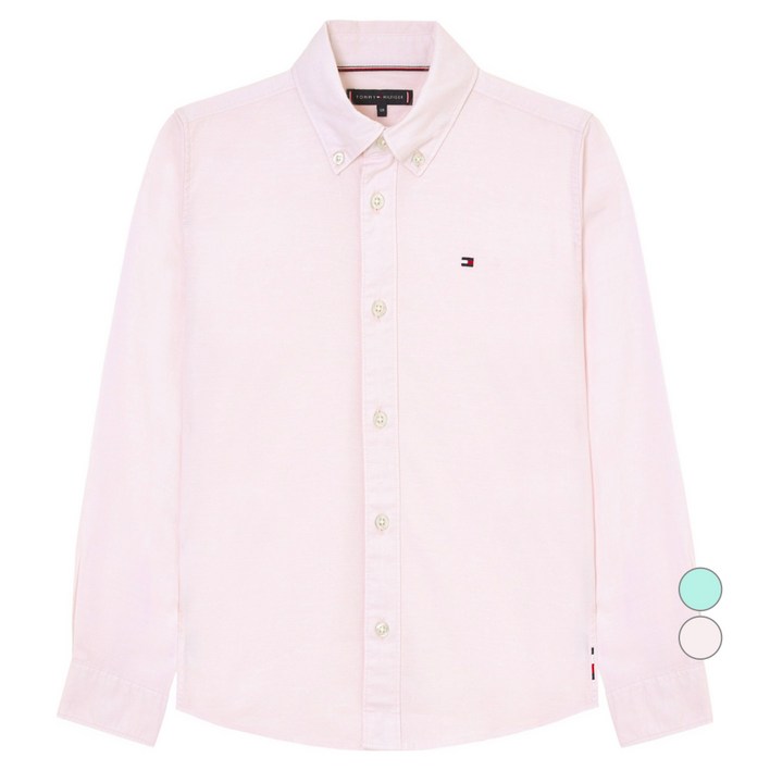 타미힐피거 플래그 옥스포드 셔츠