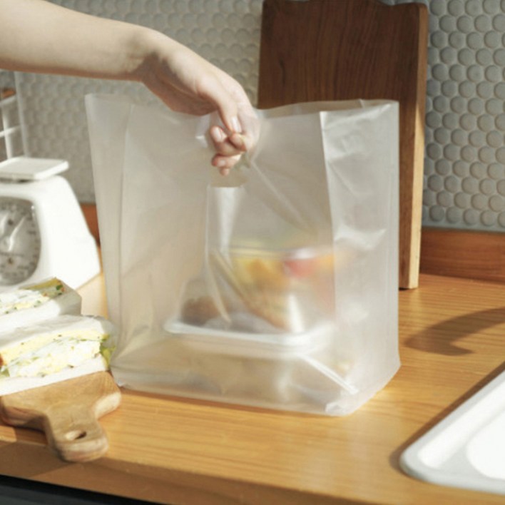 담다비닐 M자형 비닐 쇼핑백 100매