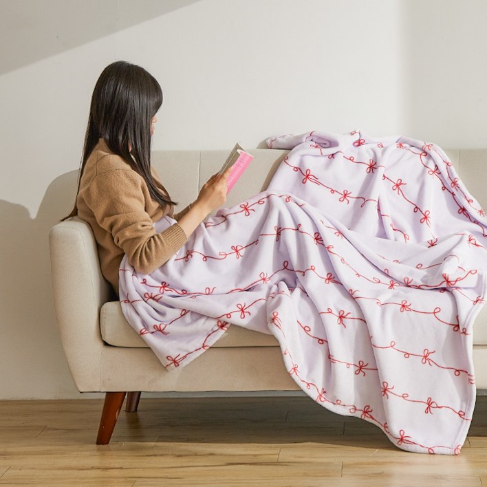 아르페지오베이직 고밀도 양면 인조밍크 극세사 담요