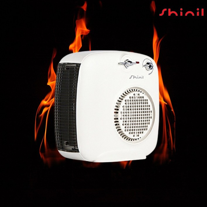 신일 팬히터 미니 소형 온풍기 사무실 가정용 히터