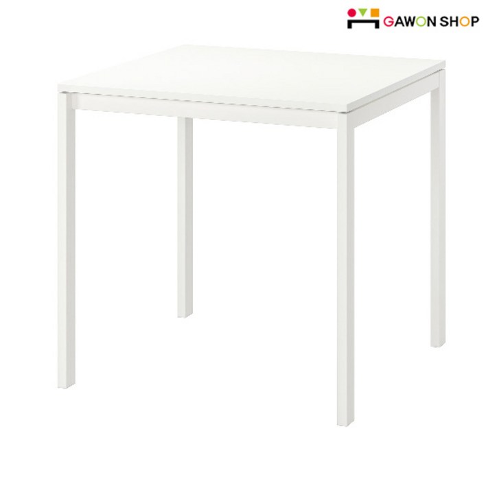 [무료배송/당일출고] 이케아 MELLTORP 2인용 테이블 (75X75)/식탁/책상/화이트