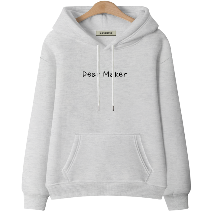 몰토벨리노 ANSANGSA 디어마커 남녀공용 후드 티셔츠