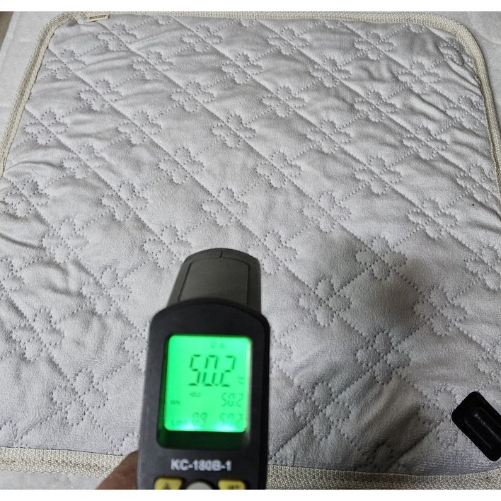 온도조절가능한 국산개발 제5세대최첨단 탄소섬유 usb휴대용온열방석usb전기방석무전자파방석세탁가능탄소카본방석푹신포근한초극세사 40cmx40cm