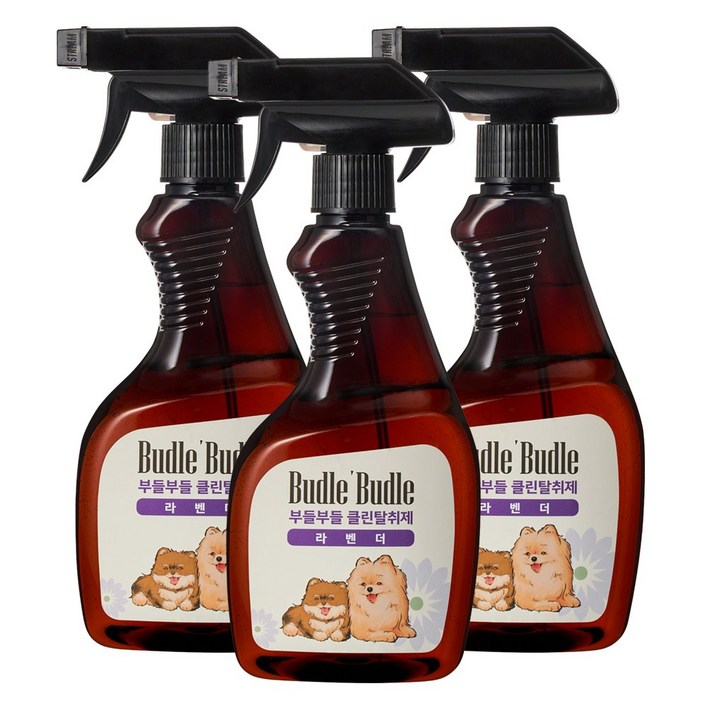 부들부들 NEW 클린 탈취제 라벤더향 530ml, 530ml, 3개