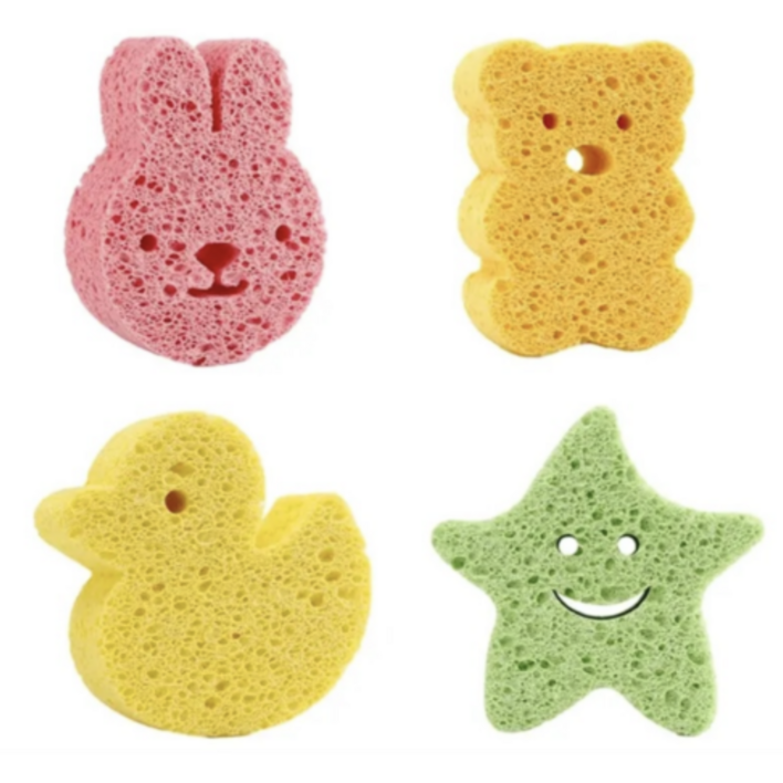 홀시스 귀여운 동물 목욕 스폰지
