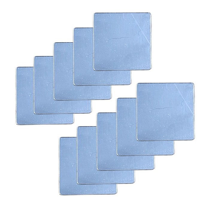 WSD 미니 거울 스티커 사각 아크릴 붙이는 휴대용 거울