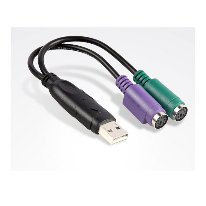 넥시 USB to PS2 키보드 변환 케이블 NX352