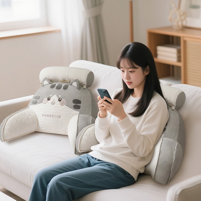 Felorita 바디필로우 다기능 허리 쿠션 쇼파 등쿠션 대형쿠션