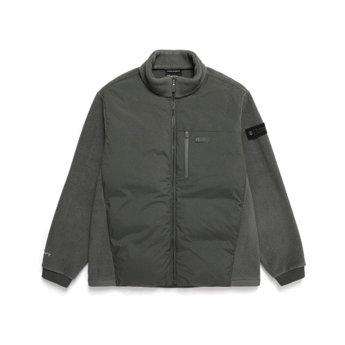 내셔널지오그래픽 나오스 남성 하이브리드 구스 다운 집업 자켓 N244MFT221 151426