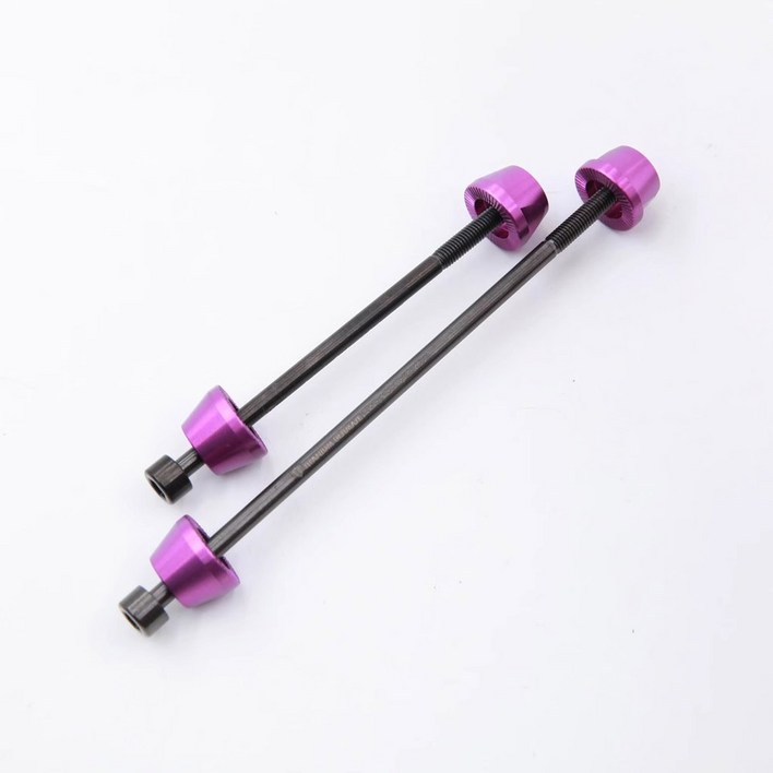 Brompton 전방 및 후방 허브 티타늄 합금 액슬 센터 슬로우 릴리즈 로드, T P 라인, 74 112mm