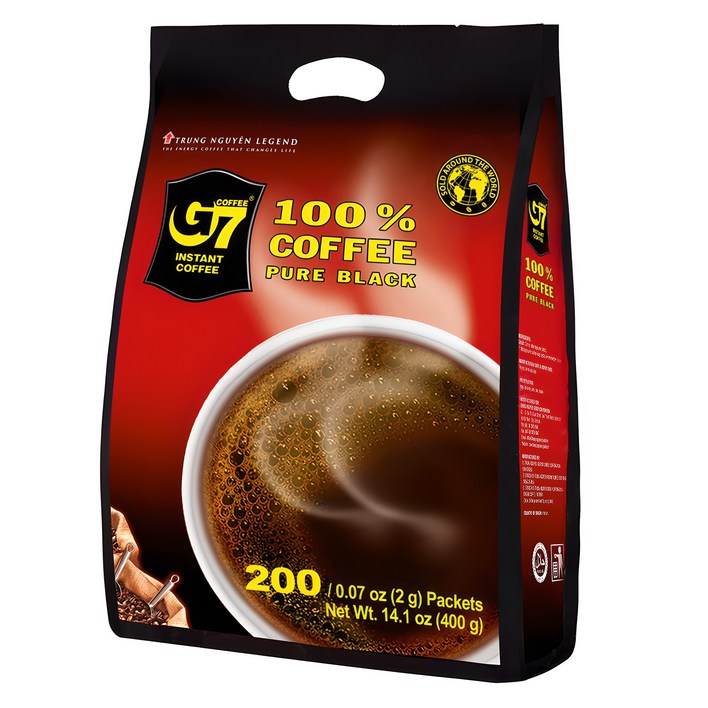 G7 블랙 커피, 2g, 200개입, 1개
