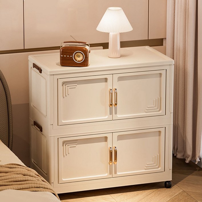 Frokom 접이식 폴딩 리빙박스 다용도 이동식 수납함 홈정리 대용량