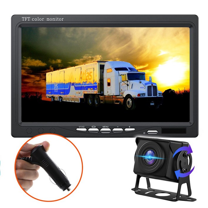7인치 모니터 슈퍼나이트비전 화물차용 후방카메라 풀세트