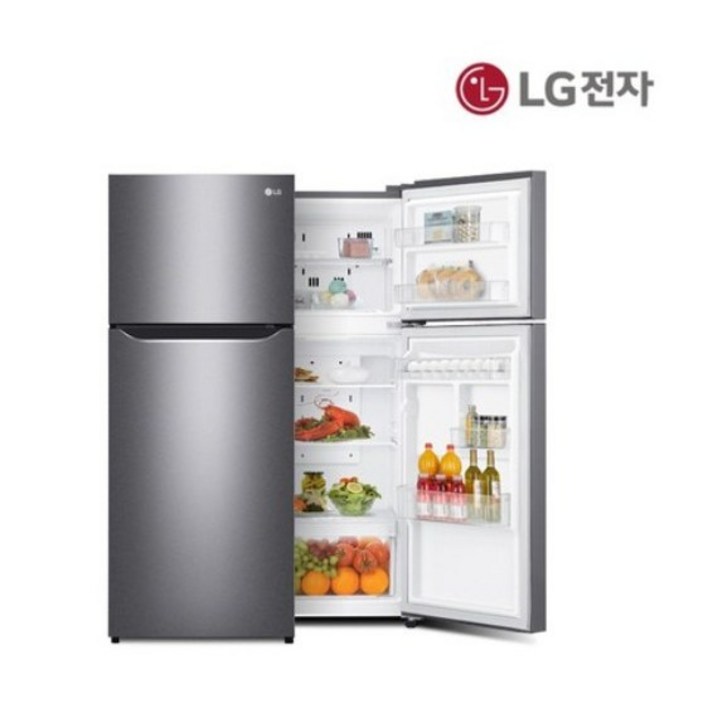LG전자 2도어 일반 냉장고 189L 무료방문설치 B182DS13 다크샤인