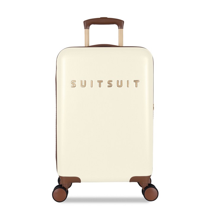 수잇수잇 세븐티스 앤티크 화이트 PE 20인치 기내용 캐리어 TR71812
