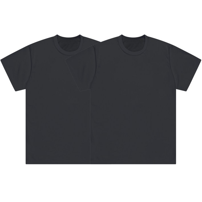 언룩 빅사이즈 남녀공용 쿨 드라이 기능성 반팔 티셔츠 2XL7XL 2장세트 5color