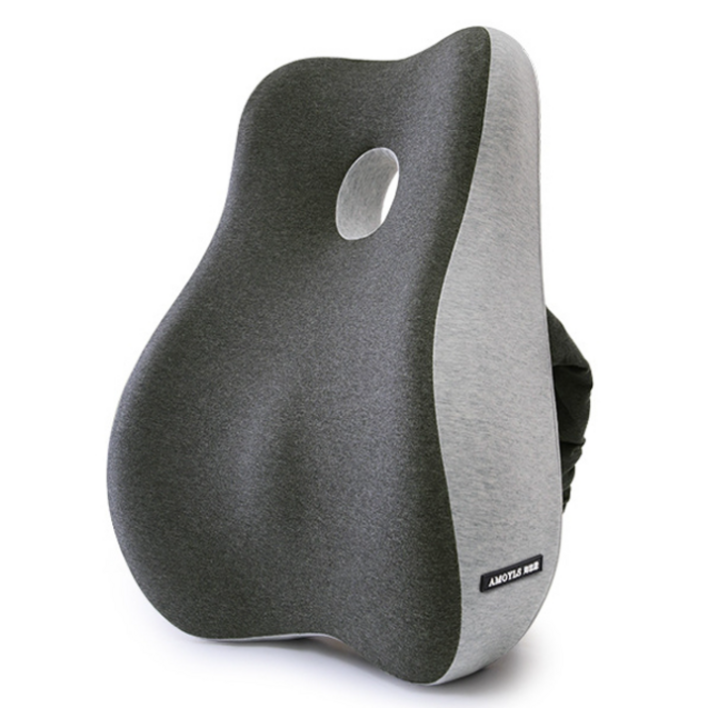 디모어 고급형 바른자세 의자 등받이 쿠션, 다크그레이